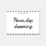 The one liner club The one liner club - sticker - never stop dreaming