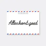 The one liner club The one liner club - sticker - alles komt goed