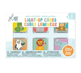 Glo Pals Glo Pals - light up cubes (set van 6) - zoo