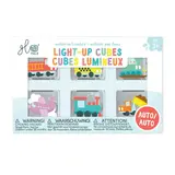 Glo Pals Glo Pals - light up cubes (set van 6) - auto Glo Pals Glo Pals - light up cubes (set van 6) - auto