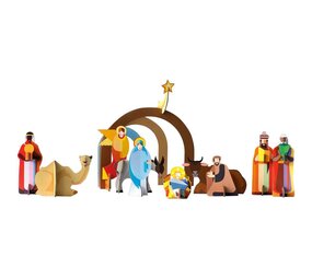 Studio Roof Studio Roof - decoratie - kerststal