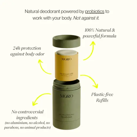 Moro Moro - deodorant starterkit - lemongrass & vetiver Moro Moro - deodorant starterkit - lemongrass & vetiver