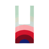 Remember Remember - gebreide tas - indigo