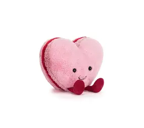 Jellycat Jellycat - amuseable knuffel - colette heart macaron - pink Jellycat Jellycat - amuseable knuffel - colette heart macaron - pink