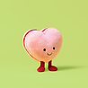 Jellycat Jellycat - amuseable knuffel - colette heart macaron - pink Jellycat Jellycat - amuseable knuffel - colette heart macaron - pink