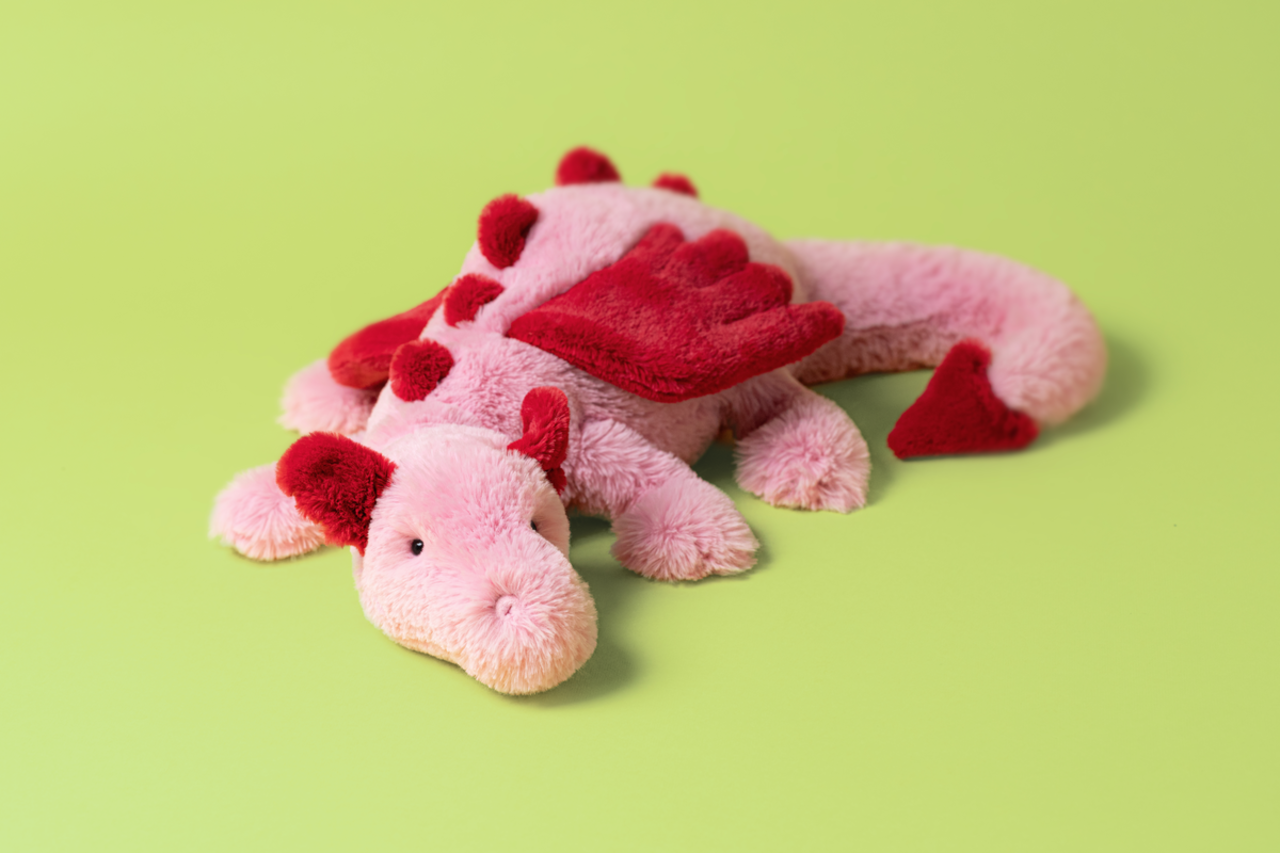 Jellycat Jellycat - knuffel draak - heart dragon Jellycat Jellycat - knuffel draak - heart dragon