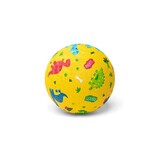 Little L Little L - kleine rubber bal - dino's geel (13 cm) Little L Little L - kleine rubber bal - dino's geel (13 cm)