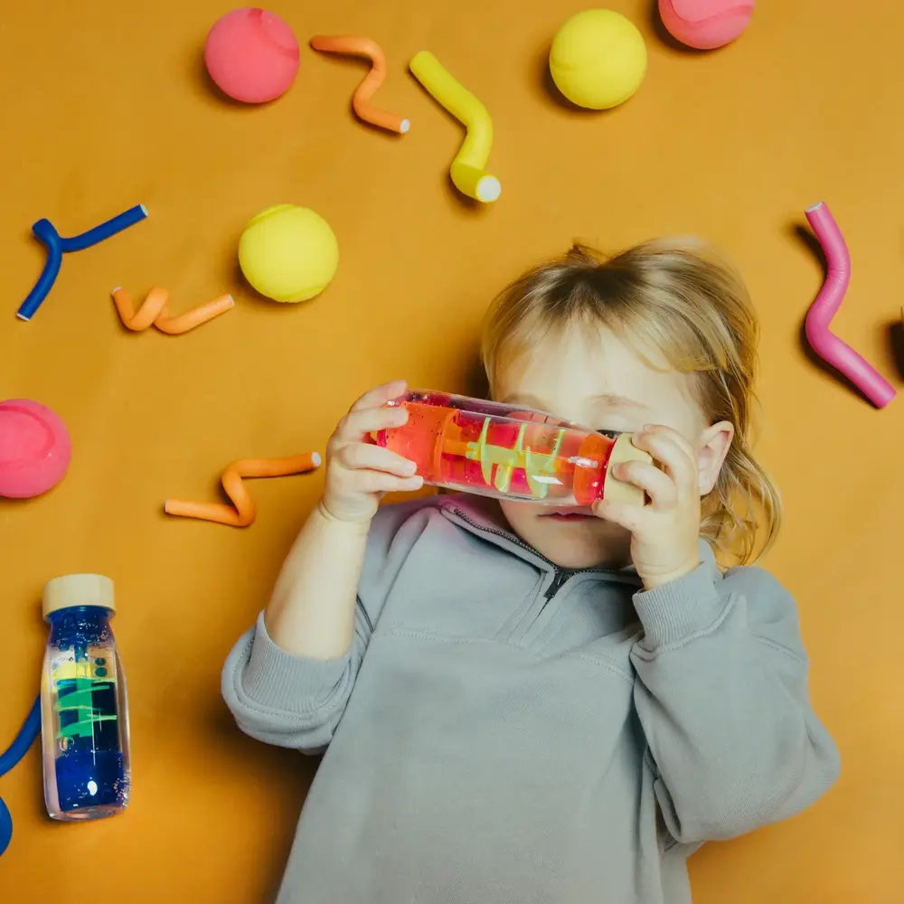 Petit Boum Petit Boum - move bottle - spiral pink Petit Boum Petit Boum - move bottle - spiral pink