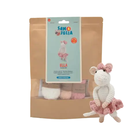 Sam & Julia / Het Muizenhuis Het Muizenhuis - haakpakket - ella Sam & Julia / Het Muizenhuis Het Muizenhuis - haakpakket - ella