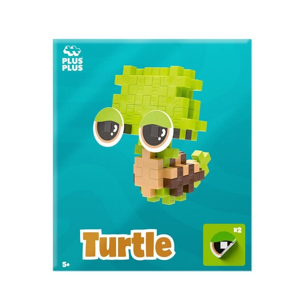 Plus-Plus Plus-Plus - pet packet - tired turtle (50 stukjes) Plus-Plus Plus-Plus - pet packet - tired turtle (50 stukjes)