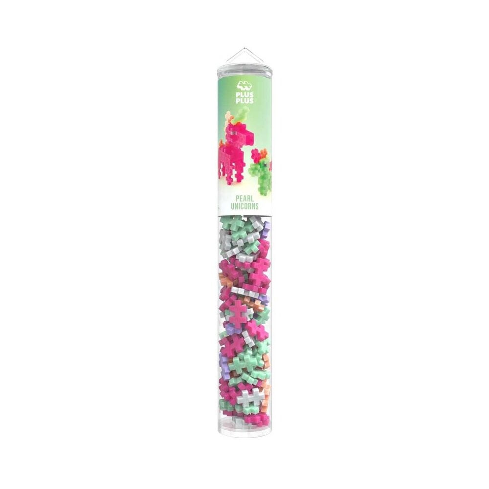 Plus-Plus Plus-Plus - tube - pearl unicorns (100 stukjes) Plus-Plus Plus-Plus - tube - pearl unicorns (100 stukjes)