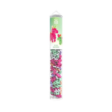 Plus-Plus Plus-Plus - tube - pearl unicorns (100 stukjes) Plus-Plus Plus-Plus - tube - pearl unicorns (100 stukjes)
