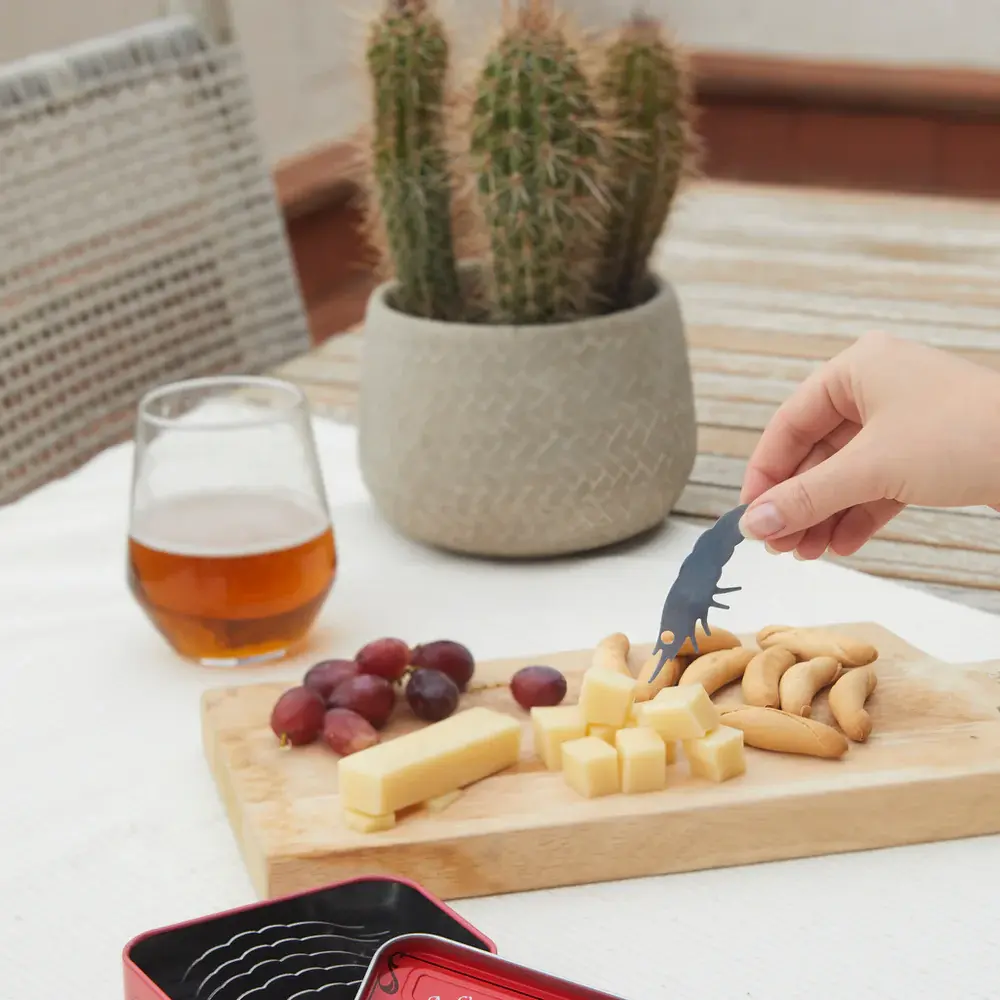 Balvi Balvi - blikje snackvorkjes - crevettes (set van 6) Balvi Balvi - blikje snackvorkjes - crevettes (set van 6)