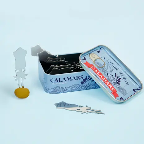 Balvi Balvi - blikje snackvorkjes - calamaris (set van 6) Balvi Balvi - blikje snackvorkjes - calamaris (set van 6)