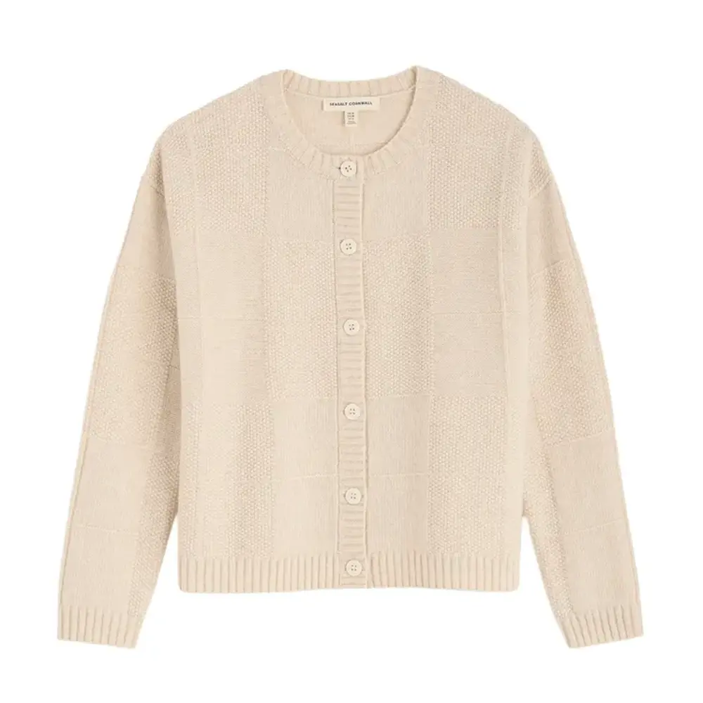 Seasalt Seasalt - coweth cardigan - limestone Seasalt Seasalt - coweth cardigan - limestone