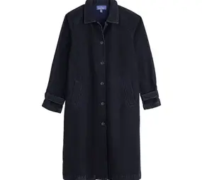 Seasalt Seasalt - boscastle mac coat - inkwell overdye high twist