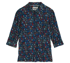 Seasalt Seasalt - larissa shirt - dye strokes dark lugger