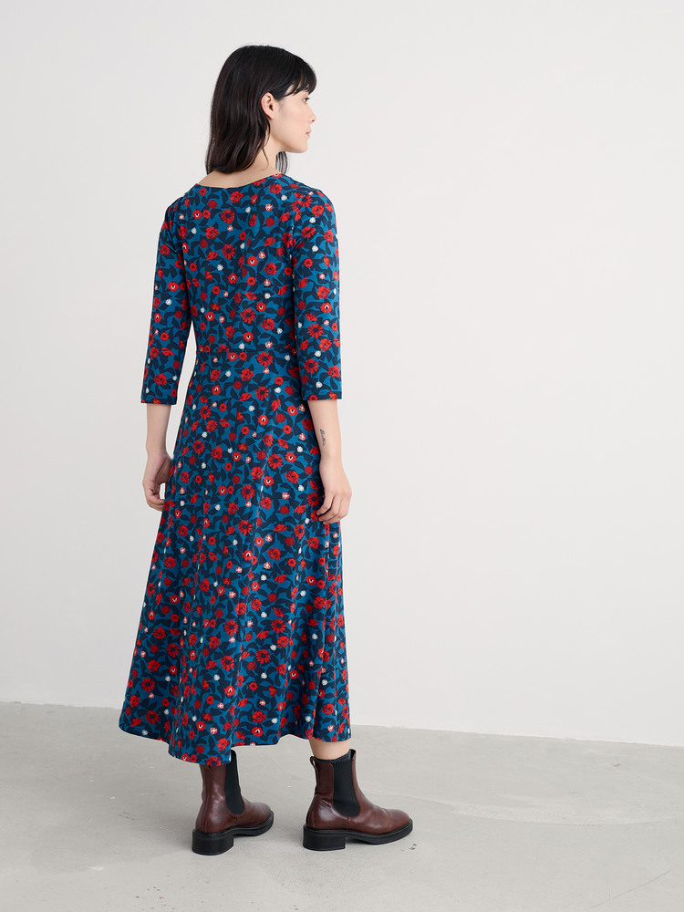 Seasalt Seasalt - veronica dress - pressed plants shore Seasalt Seasalt - veronica dress - pressed plants shore