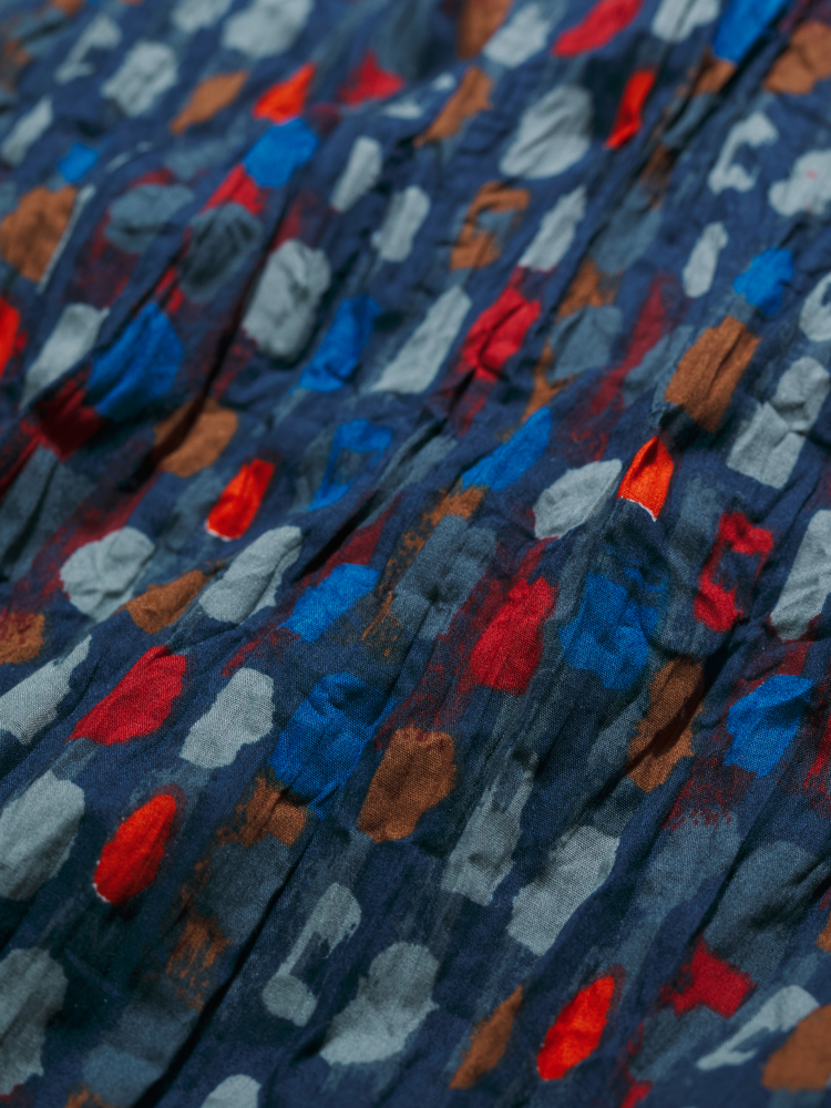 Seasalt Seasalt - larissa shirt - dye strokes dark lugger Seasalt Seasalt - larissa shirt - dye strokes dark lugger