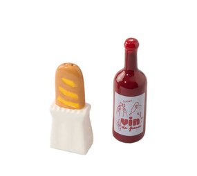 Fluid Market Fluid market - peper- en zoutstel - baguette & wine