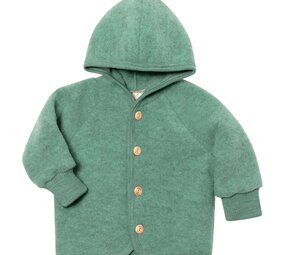 Engel Natur Engel Natur - jasje met capuchon - jade melange
