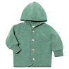 Engel Natur Engel Natur - jasje met capuchon - jade melange Engel Natur Engel Natur - jasje met capuchon - jade melange