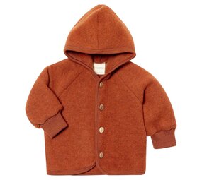 Engel Natur Engel Natur - jasje met capuchon - magma melange Engel Natur Engel Natur - jasje met capuchon - magma melange