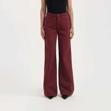 MUD Jeans Mud jeans - sara high loose flow - burgundy