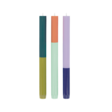 Remember Remember - diner kaarsen - riga (set van 3)