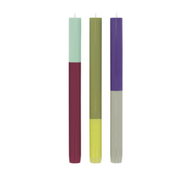 Remember Remember - diner kaarsen - oslo (set van 3)