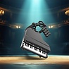 Metalmorphose Metalmorphose - sleutelhanger - piano Metalmorphose Metalmorphose - sleutelhanger - piano