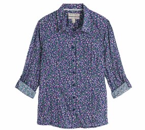 Seasalt Seasalt - larissa shirt - flax flower bright orchid
