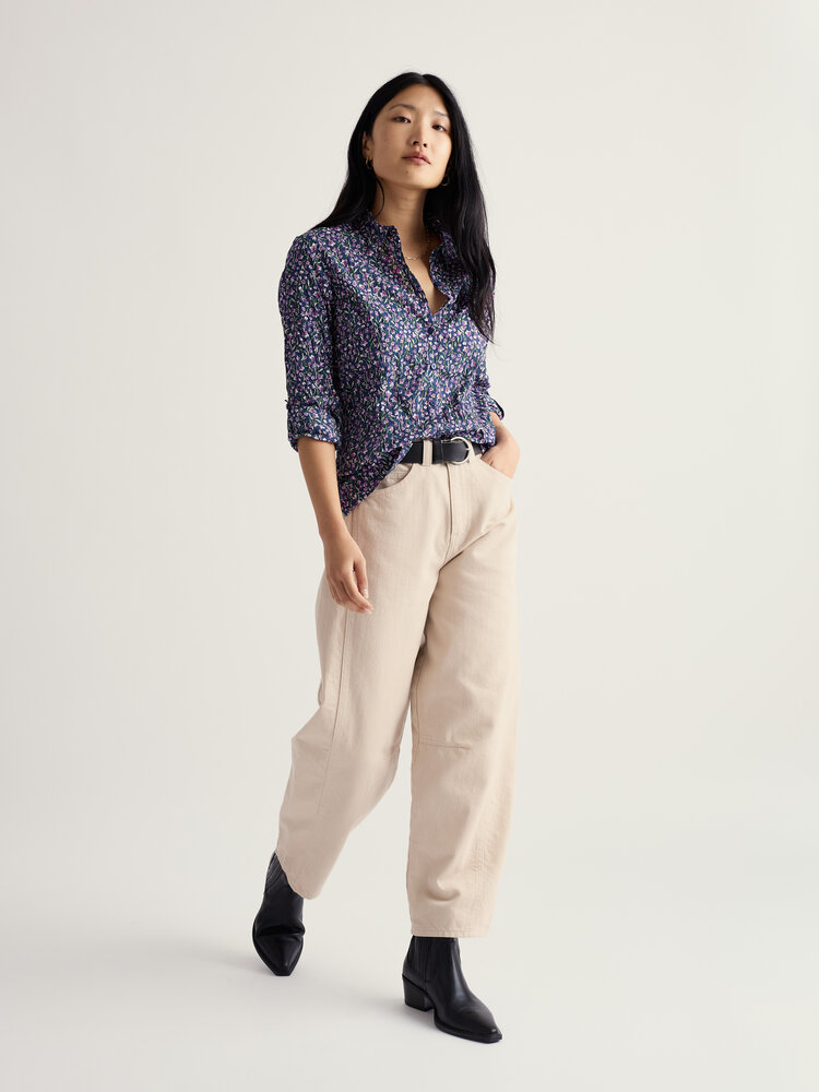 Seasalt Seasalt - larissa shirt - flax flower bright orchid