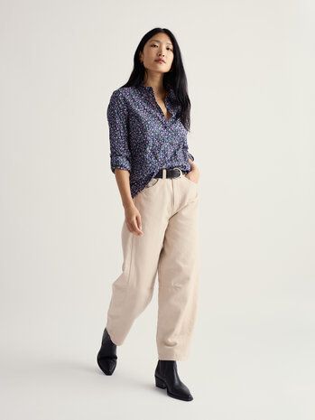 Seasalt Seasalt - larissa shirt - flax flower bright orchid