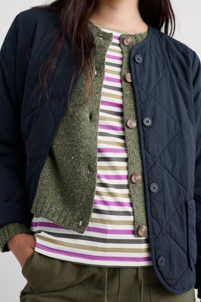 Seasalt Seasalt - dawson pick cardigan merino - alpine