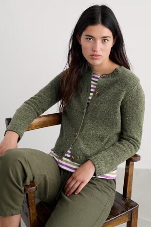 Seasalt Seasalt - dawson pick cardigan merino - alpine