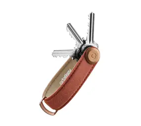 Orbitkey Orbitkey - key organizer 2.0 - waxed canvas - brick red Orbitkey Orbitkey - key organizer 2.0 - waxed canvas - brick red