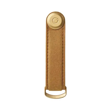 Orbitkey Orbitkey - key organizer 2.0 - waxed canvas - golden sand