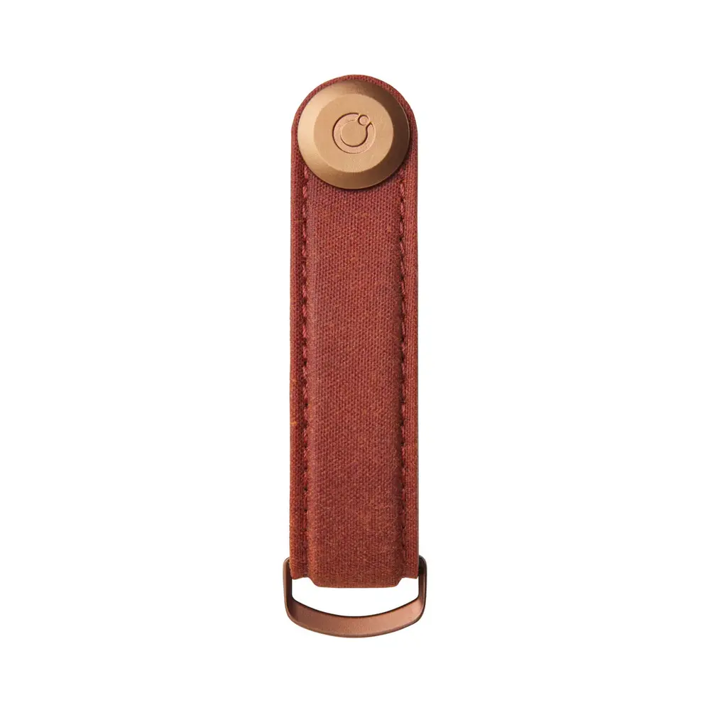 Orbitkey Orbitkey - key organizer 2.0 - waxed canvas - brick red Orbitkey Orbitkey - key organizer 2.0 - waxed canvas - brick red