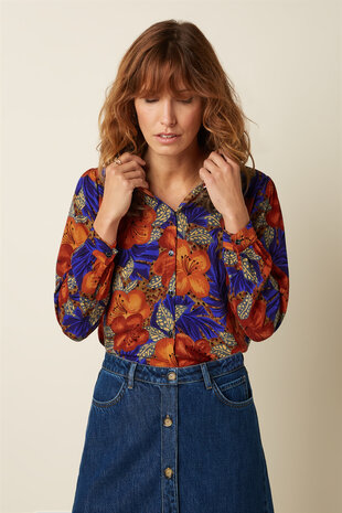 King Louie King Louie - karen blouse maui - summer fig