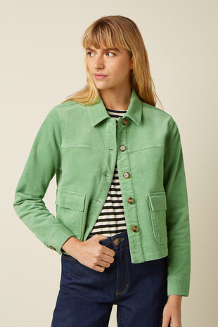 King Louie King Louie - pearl jacket corduroy - sprucestone mint