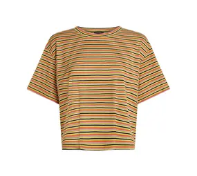 King Louie King Louie - boxy tee mistral stripe - green envy