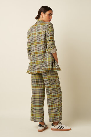 King Louie King Louie - tina blazer long kooks check - black