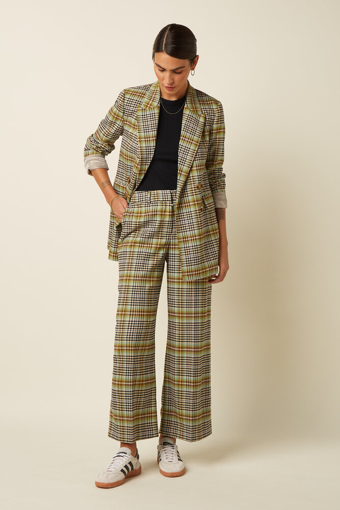 King Louie King Louie - federica pants kooks check - black