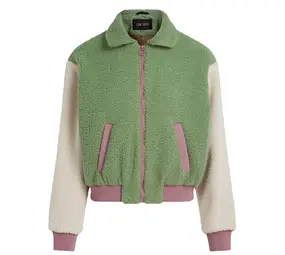 King Louie King Louie - fay jacket teddy - shade green King Louie King Louie - fay jacket teddy - shade green