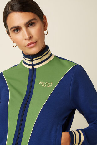 King Louie King Louie - colorblock coljack daytona sweat - beacon blue
