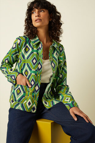 King Louie King Louie - ellen jacket cadiz - beacon blue