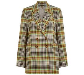 King Louie King Louie - tina blazer long kooks check - black