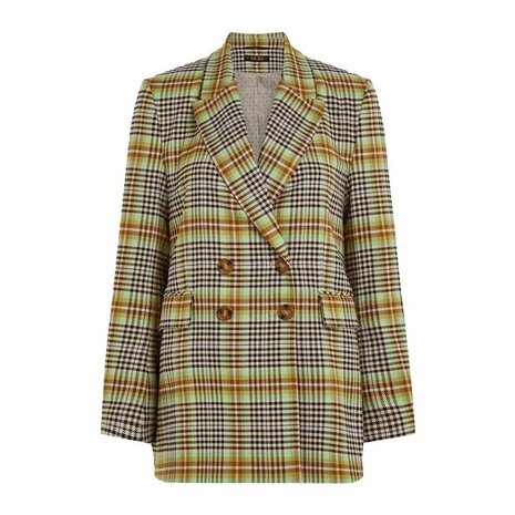 King Louie King Louie - tina blazer long kooks check - black