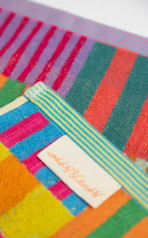 Foekje Fleur Foekje fleur - odds & ends - tulip quilt badhanddoek S (50x90 cm) #103